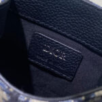 Christian Dior Safari North-South Mini Tote Bag Dark Blue